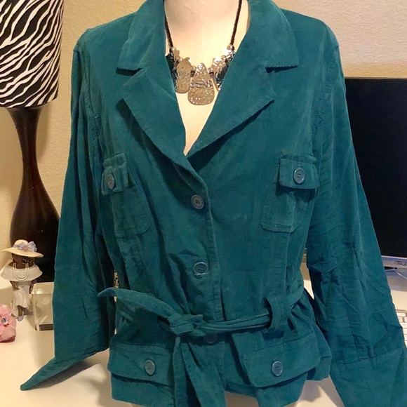 D.F.A. New York Teal Jacket💋 - Picture 1 of 5